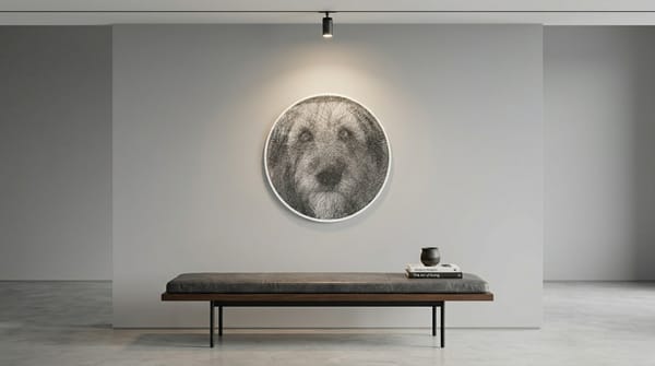 Pet String Art From Photo: Turning Your Dog or Cat Into Wall Art