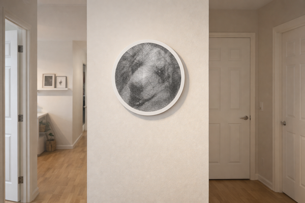 Wie string art werd uitgevonden — en hoe het werd wat het nu is